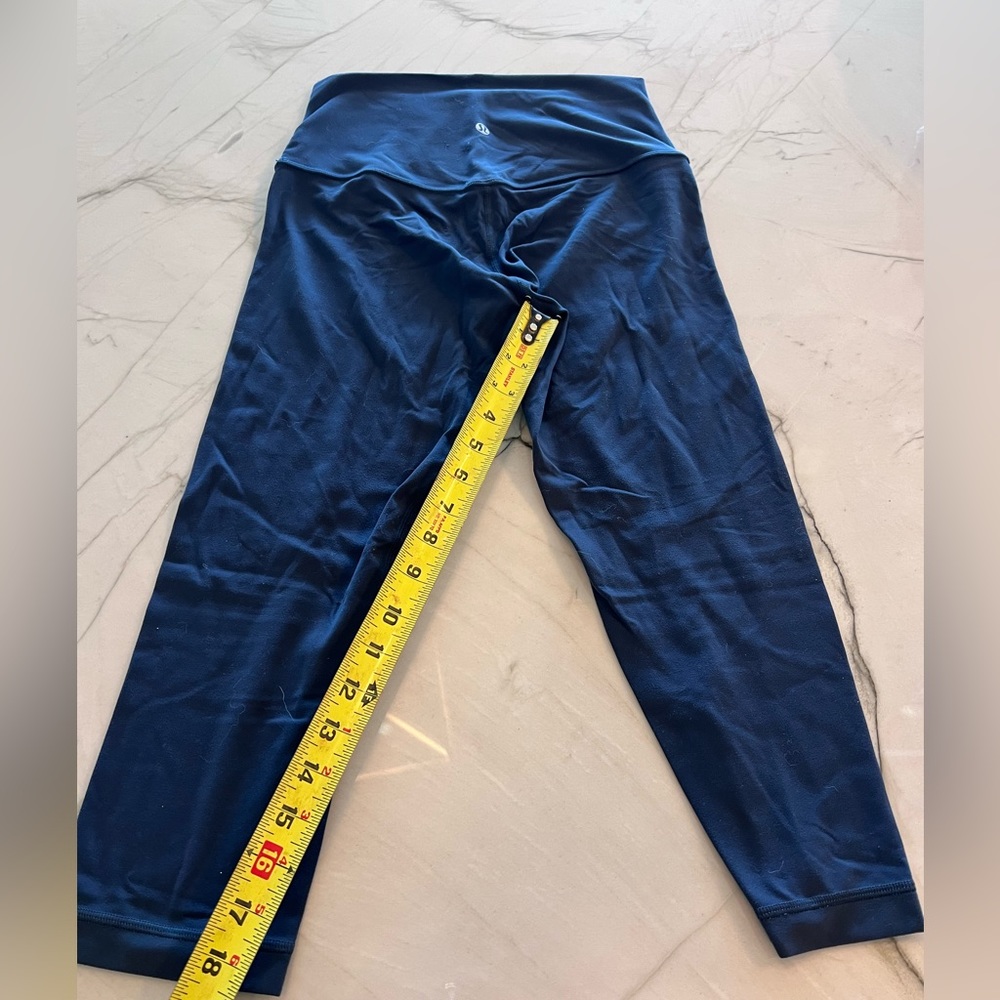 Lululemon Align Capri Leggings Size 6 Slate Blue